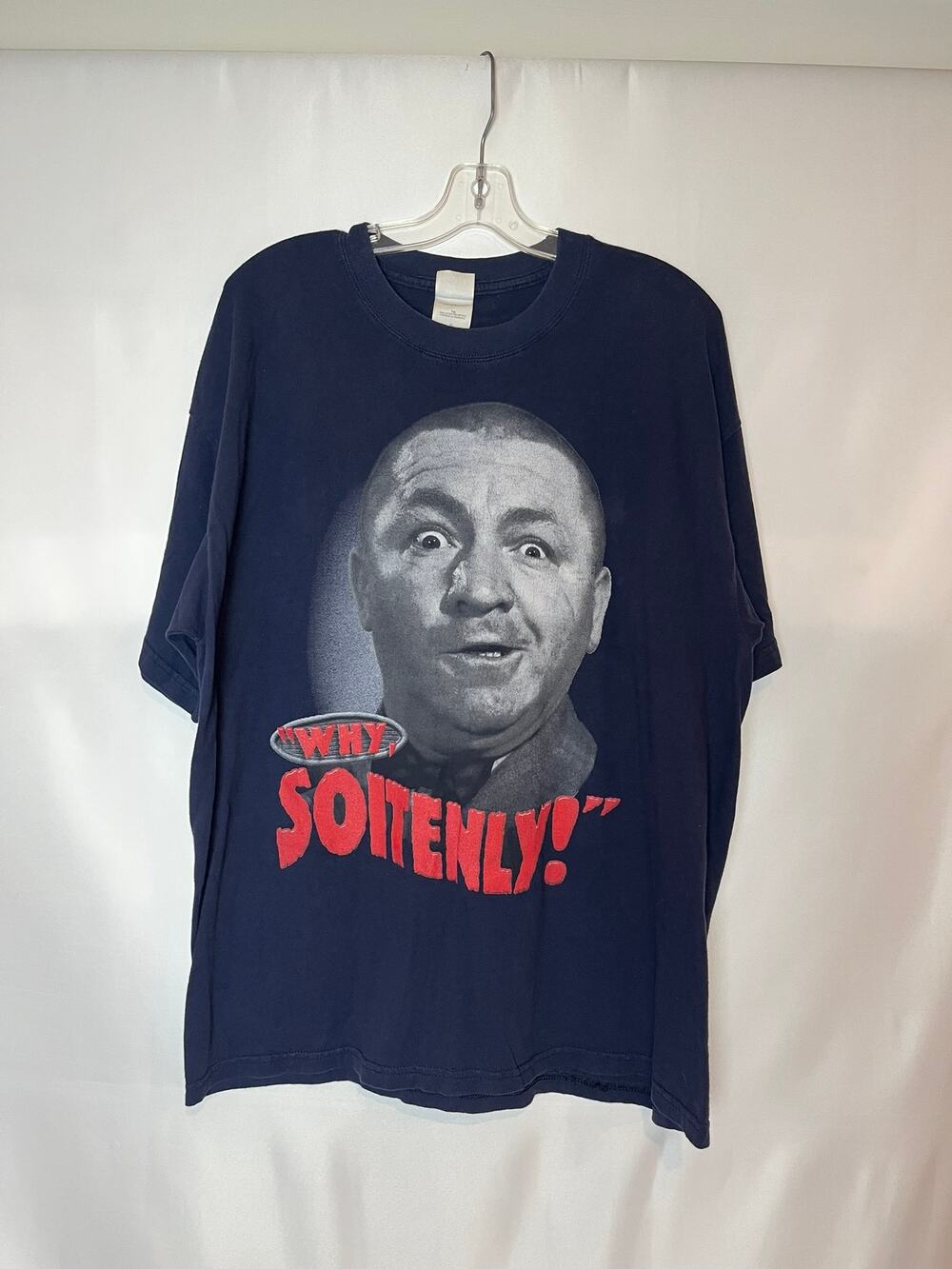 Three Stooges Curly 'Why Soitenly!' Tee